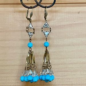 Anne Koplik Dangling Gem Earrings